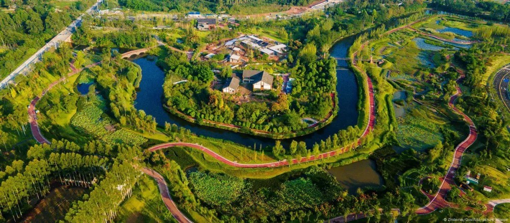 Công viên đuôi cá Nam Xương ở tỉnh Giang Tây, Trung Quốc. Ảnh: Turenscape